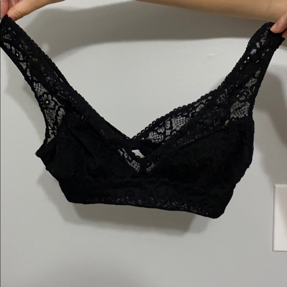Black Target bralette.